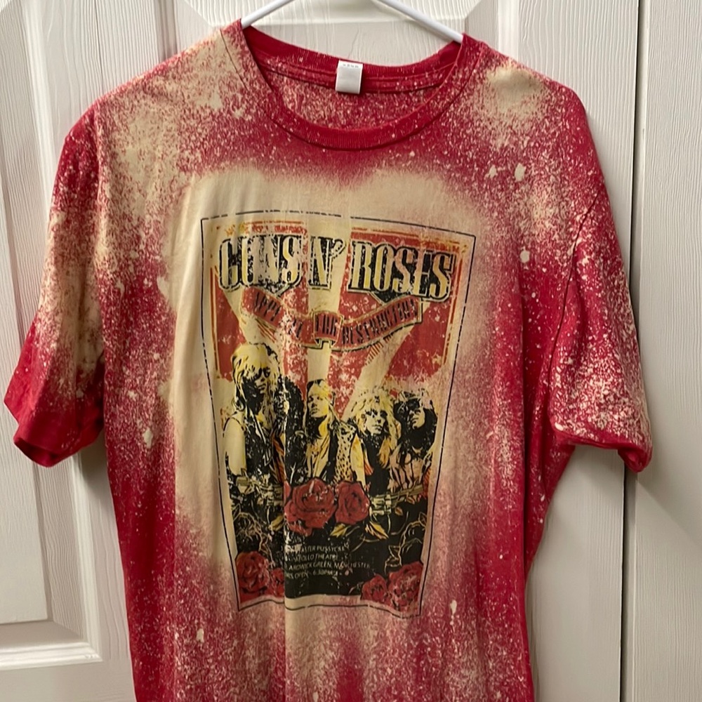 Guns N’ Roses acid washed band t-shirt